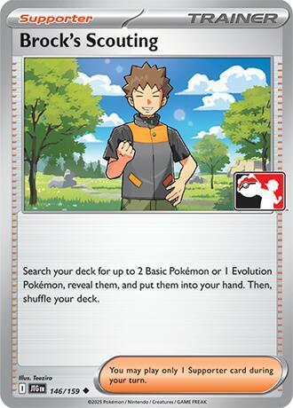 Journey Together Brock's Scouting [Prize-Pack] Pokémon card